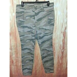 NWT Time & Tru Camo High Rise Taper Pants Sz XXL